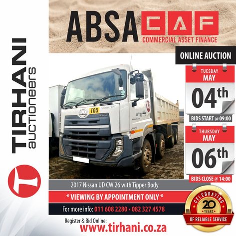 Image for ABSA CAF (Commercial Asset Finance) Online Auction