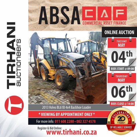 Image for ABSA CAF (Commercial Asset Finance) Online Auction