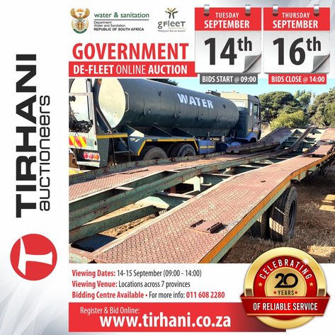 Image for Dept Water & Sanitation Online Auction