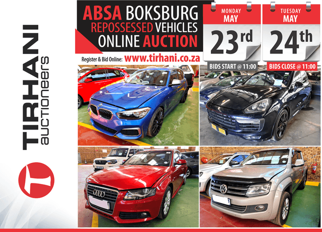 Image for ABSA BOKSBURG REPOSSESSED VEHICLES ONLINE AUCTION