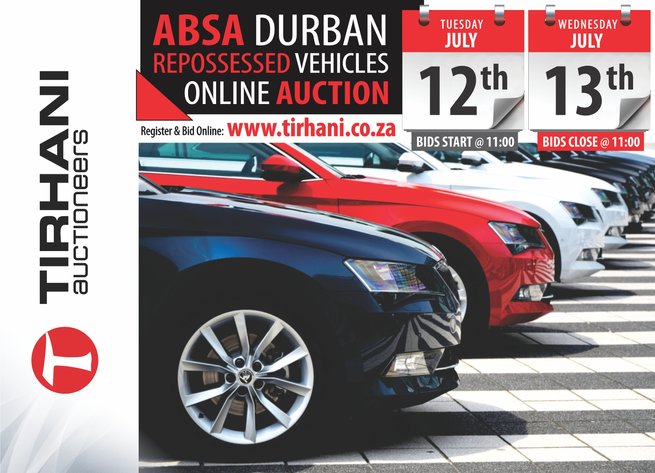 Image for ABSA DURBAN REPOSSESSED VEHICLES ONLINE AUCTION